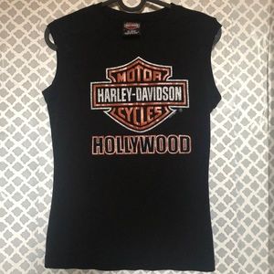 Harley Davidson Hollywood black tank top